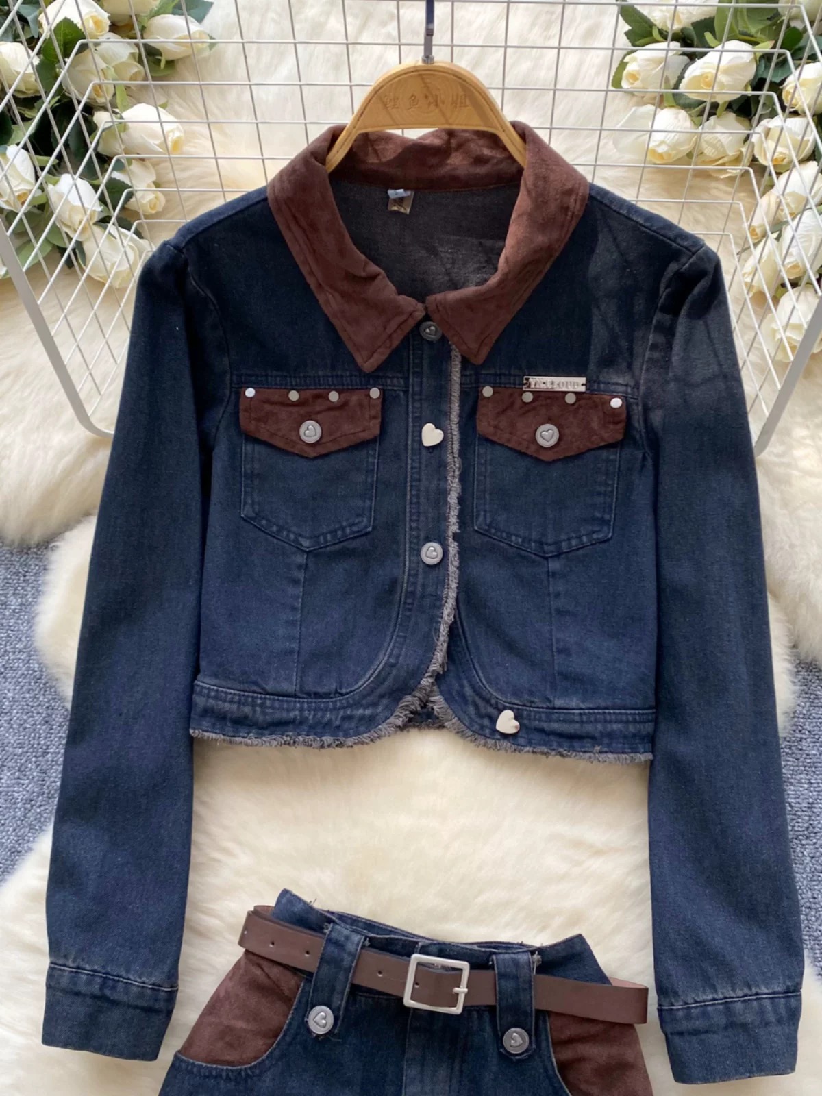 Dallas babe denim set DTP168 images